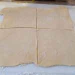 Cut your dough into squares